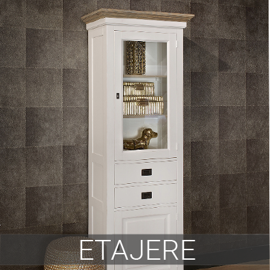 Etajere living bucatarie - lemn masiv vopsit