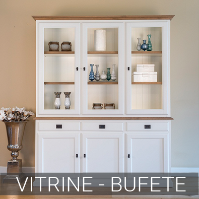 Vitrine Living lemn masiv