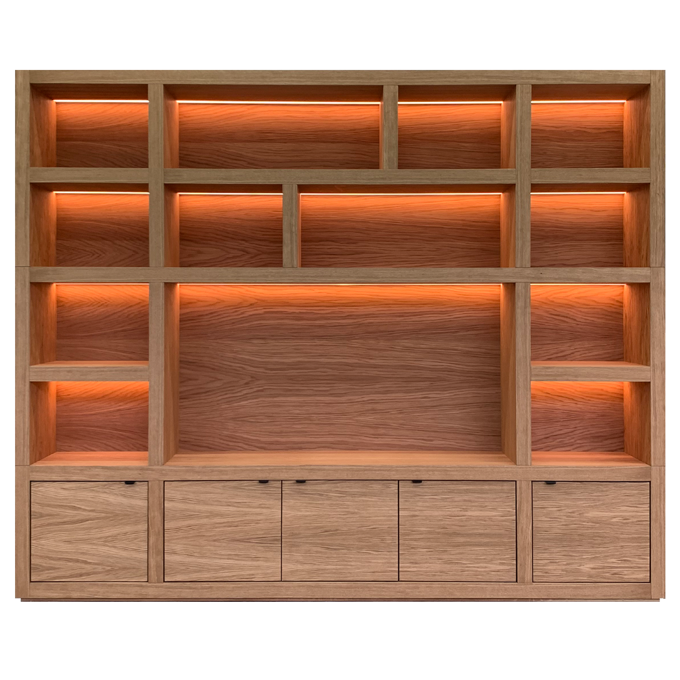 Biblioteca model nou SQR 14 - lumina ambientala LED