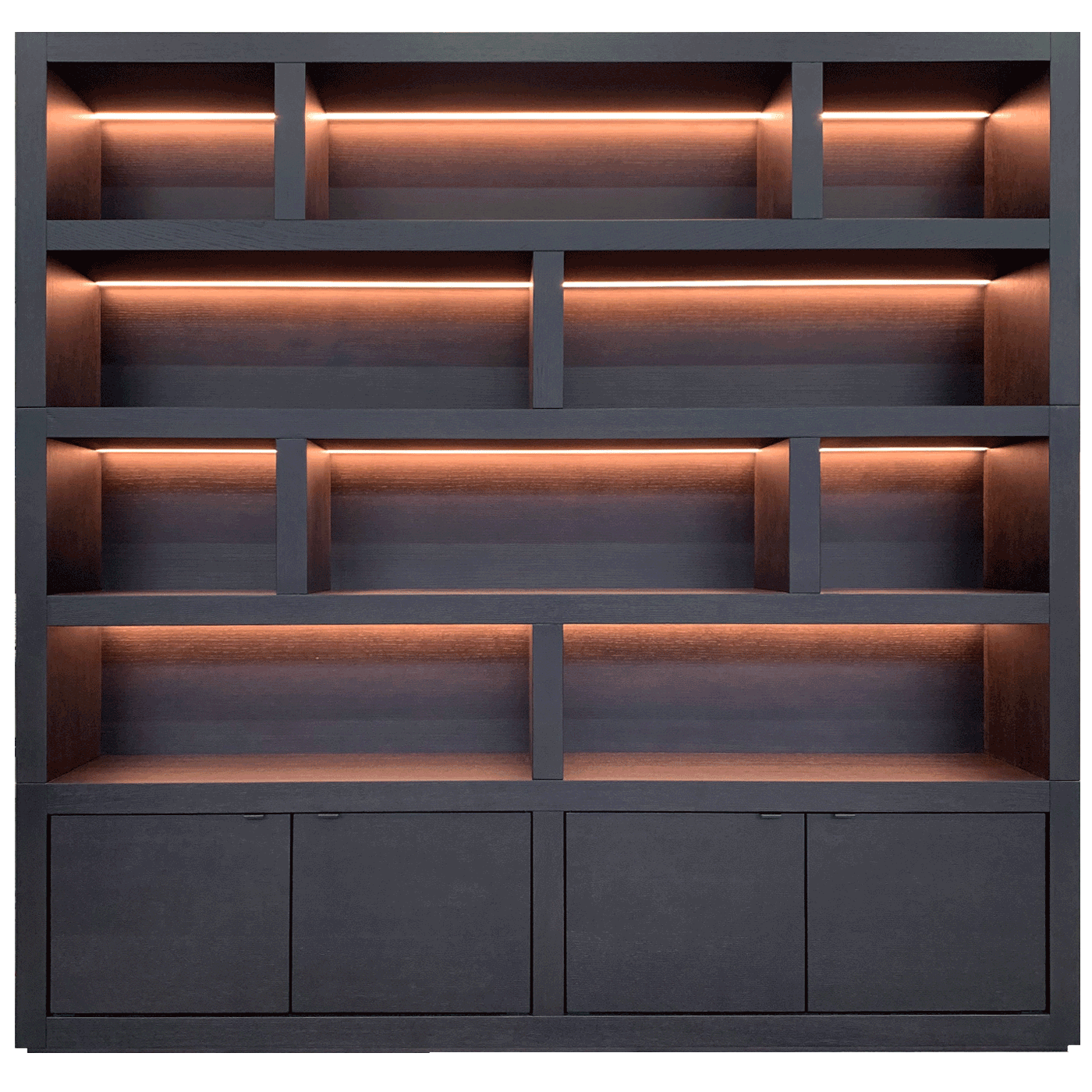 Biblioteca model nou SQR 23 - lumina ambientala LED