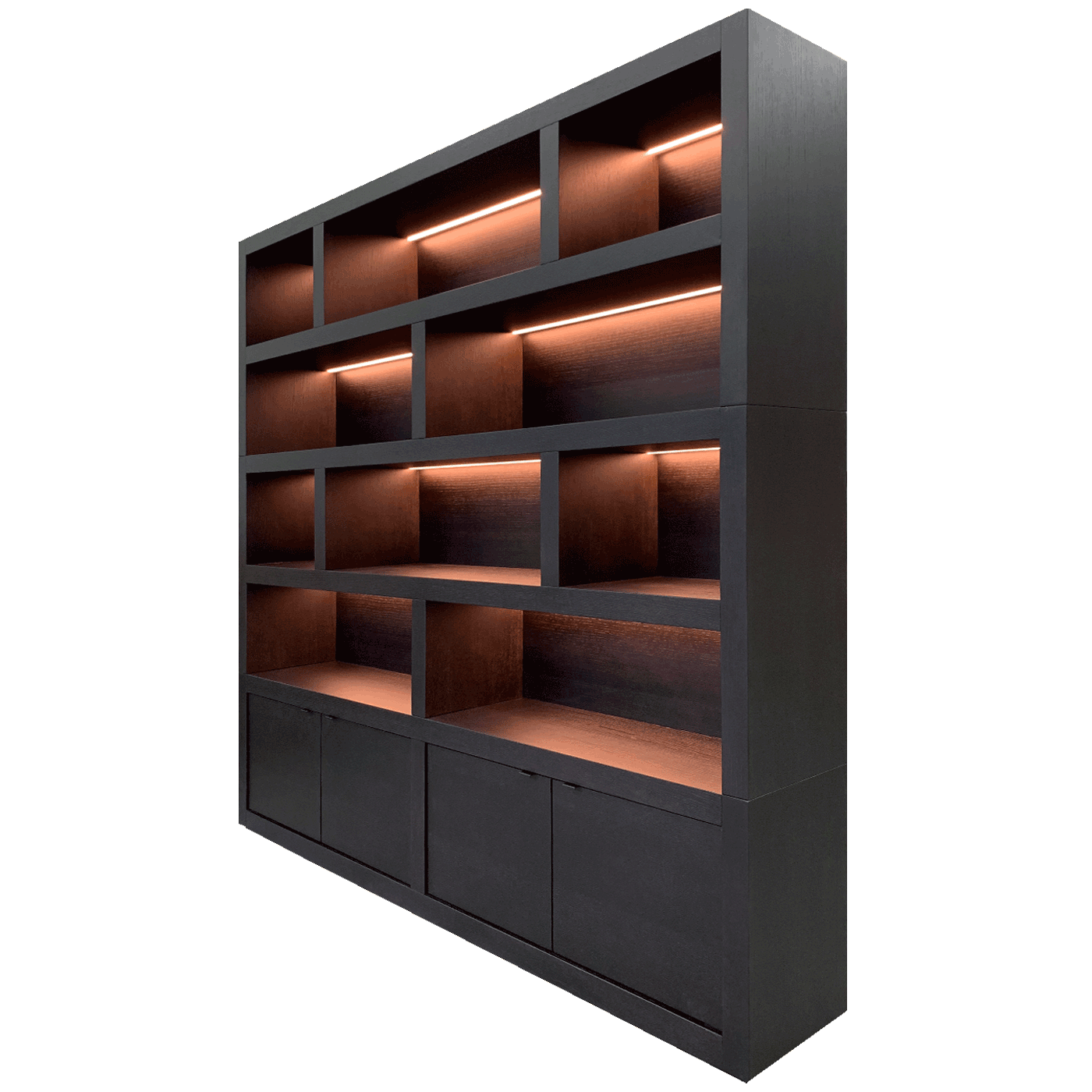 Biblioteca model nou SQR 23 - lumina ambientala LED