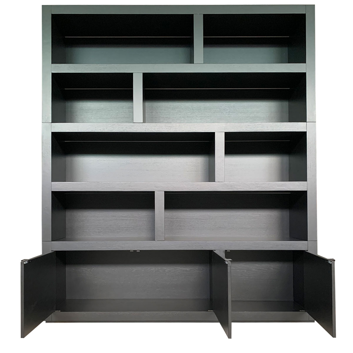 Biblioteca SQR 11 stejar masiv neagra detaliu 5