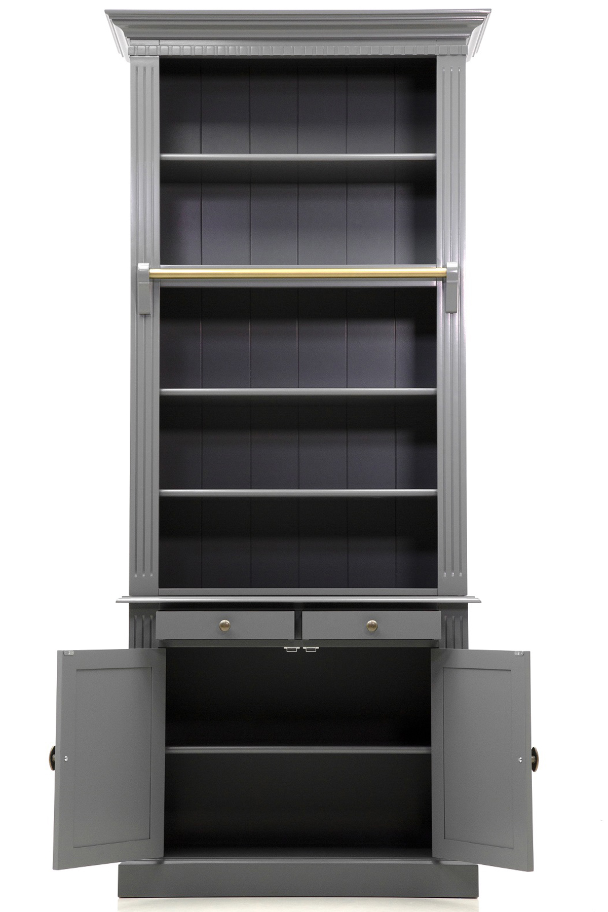 Biblioteca lemn masiv PL 01 {detaliu 5}