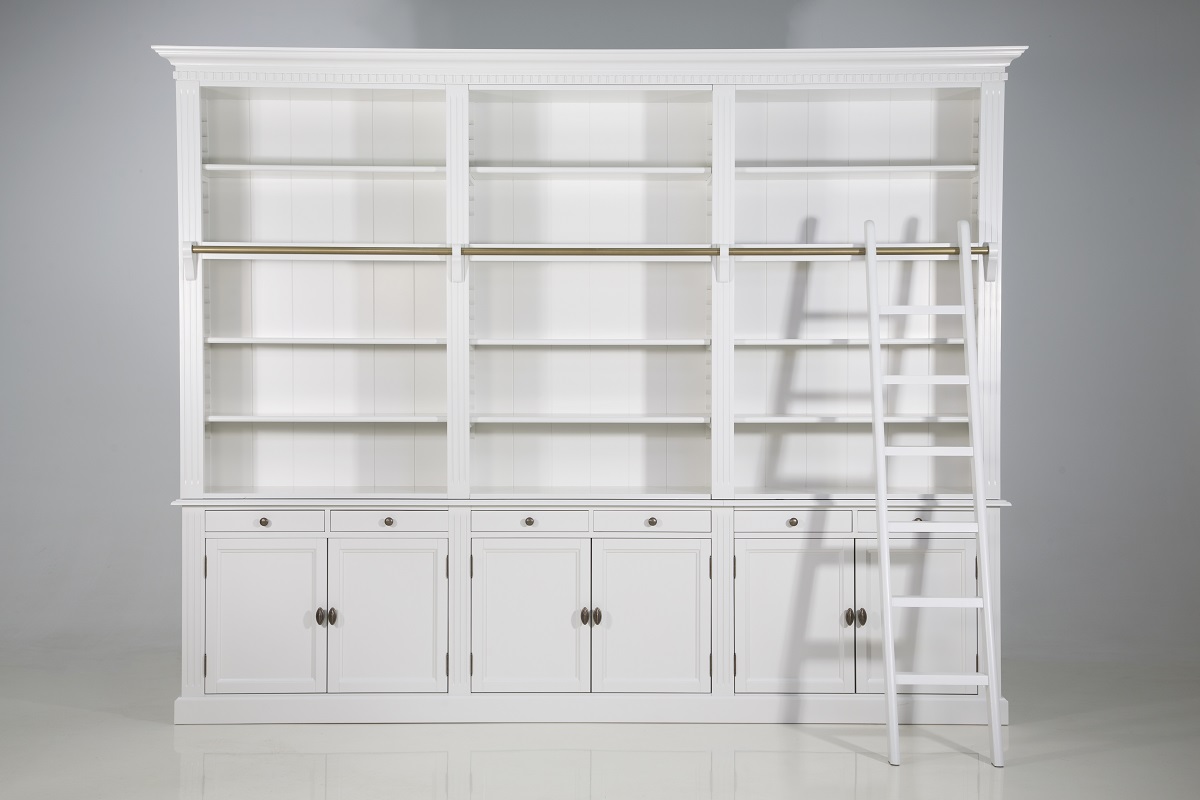 Biblioteca lemn masiv PL 03 detaliu 2