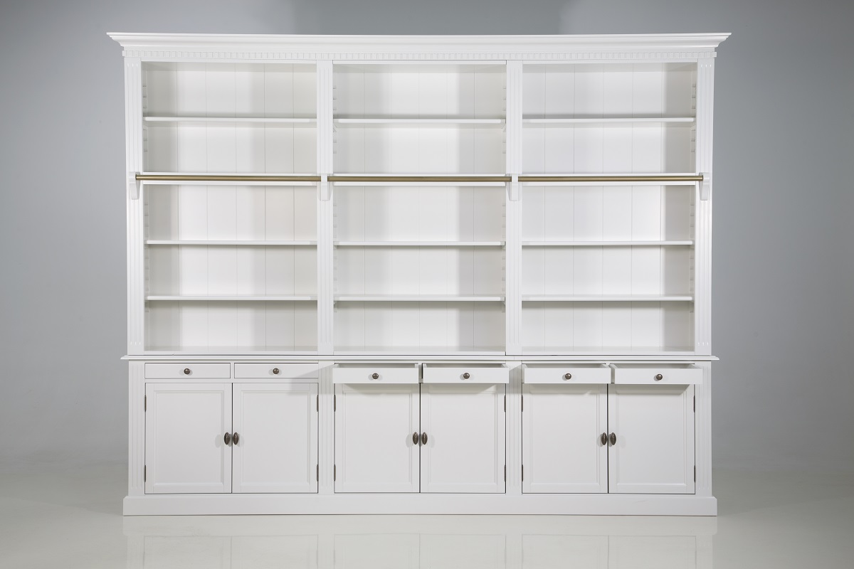Biblioteca lemn masiv PL 03 detaliu 3