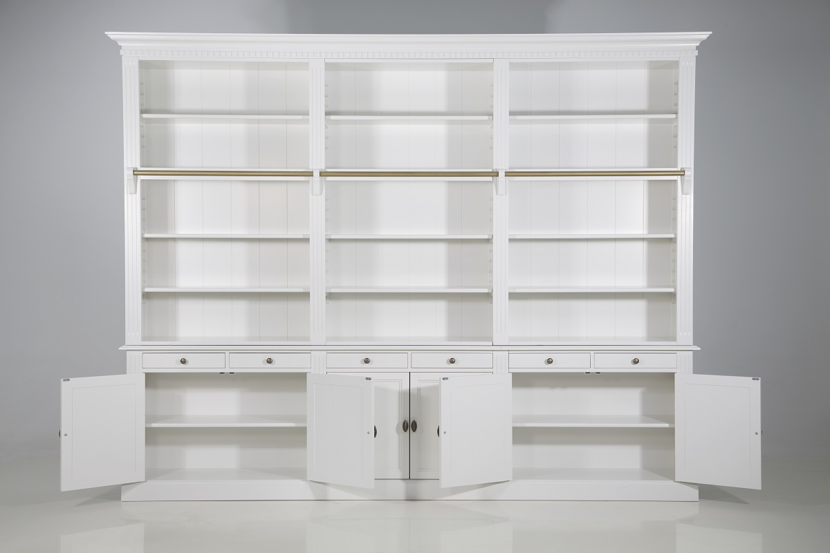 Biblioteca lemn masiv PL 03 detaliu 5