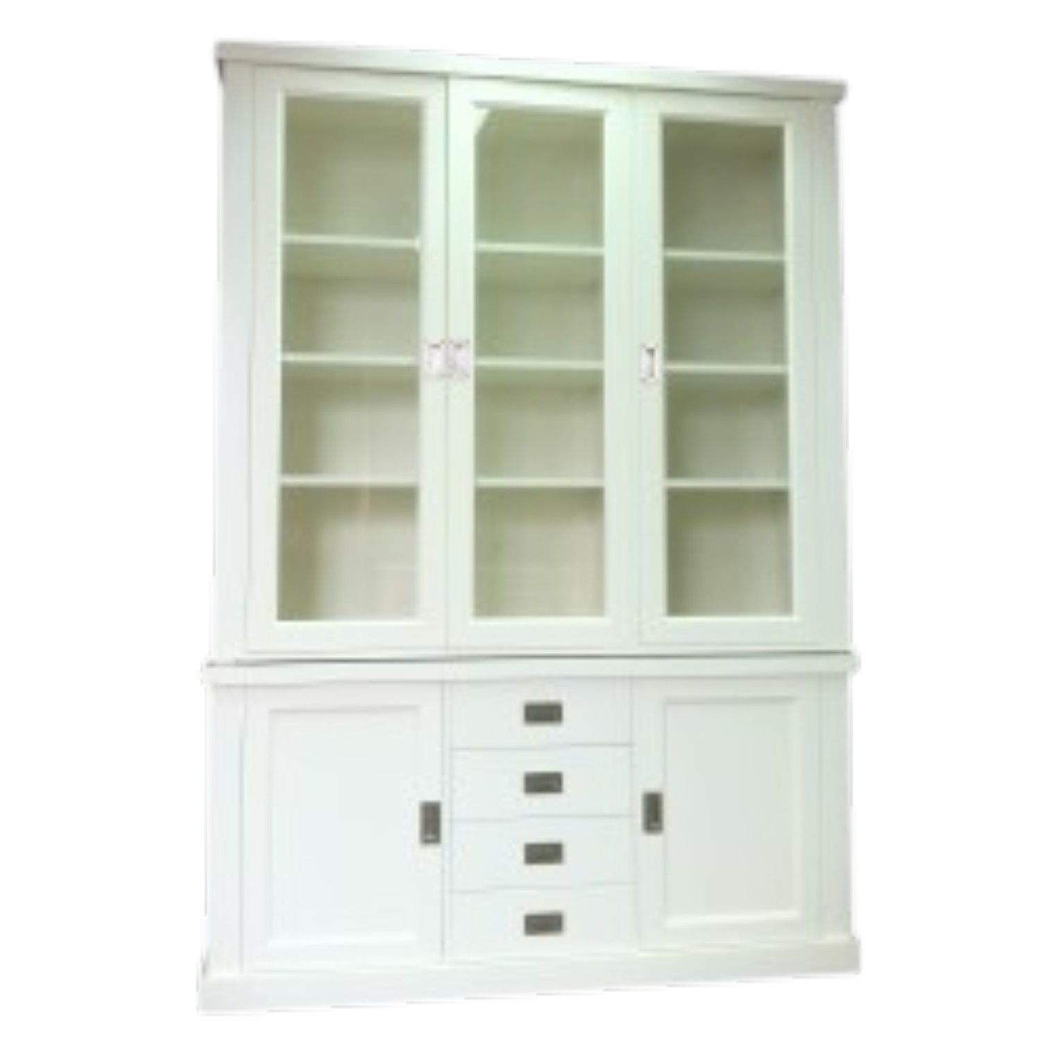 Bufet si Vitrina din Lemn Masiv PR 13 - 172x45x230 cm