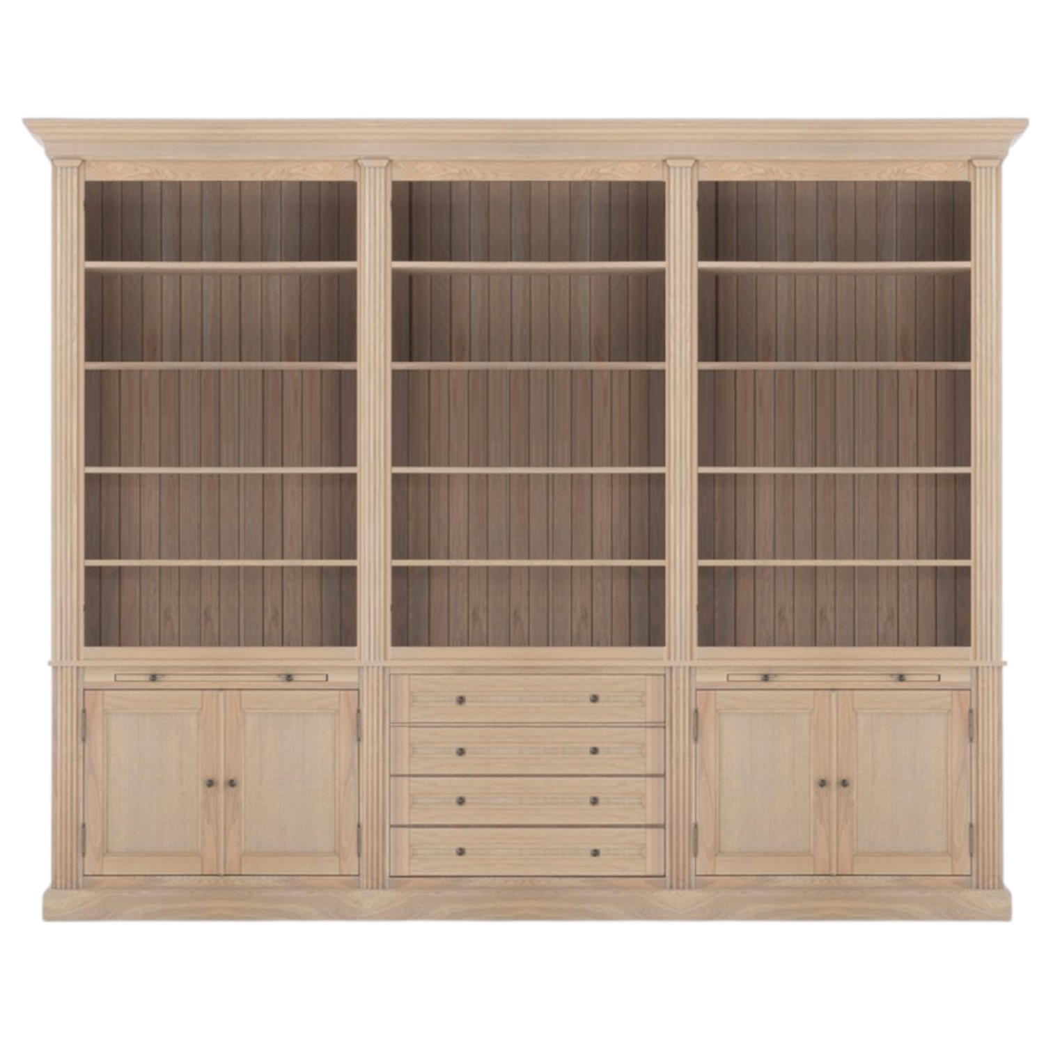 Biblioteca Lemn Masiv Stejar MC 235