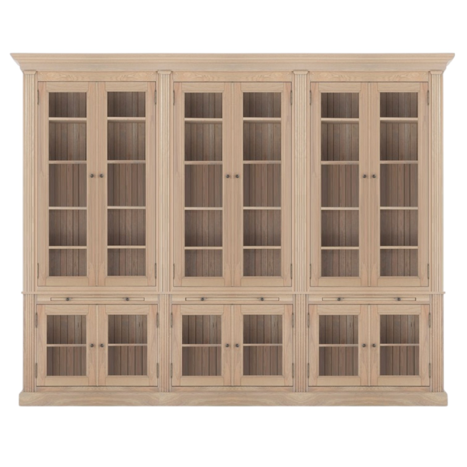 Biblioteca Lemn Masiv Stejar MC 234