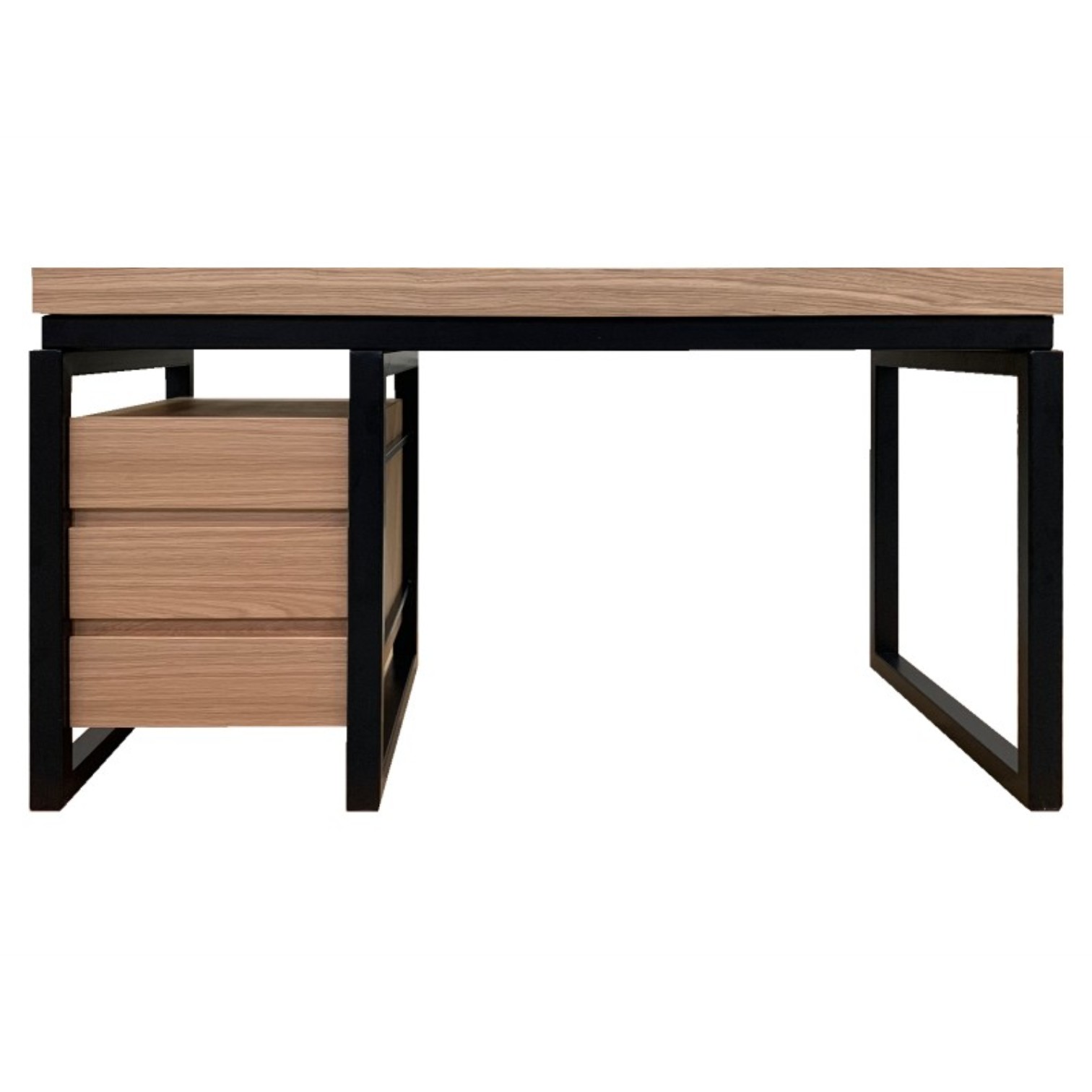 Birou lemn masiv stejar SQR 22 S - 150x70 cm