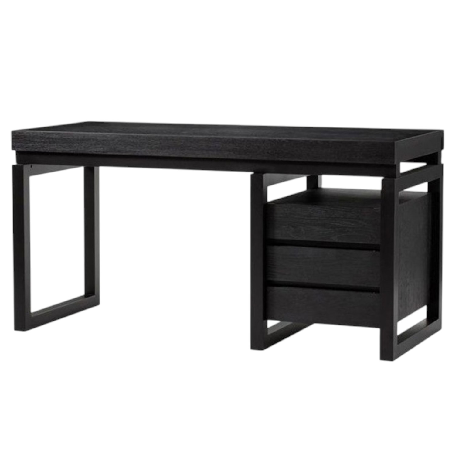 Birou SQR 19 D din lemn masiv stejar 150x70x78 cm