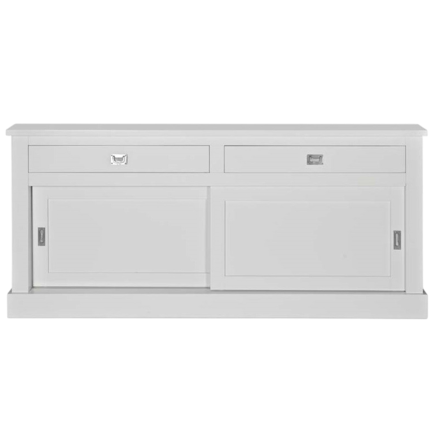 Comoda living cu usi glisante din lemn masiv MC 123, 200x50x90 cm