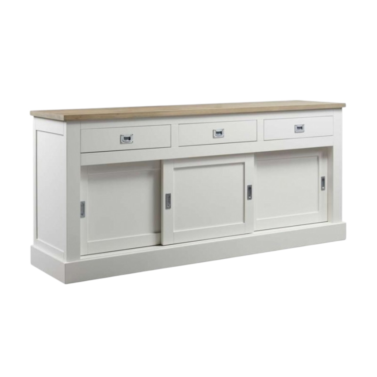Comoda cu Usi Glisante din Lemn Masiv MC 122 - 200x50x90 cm