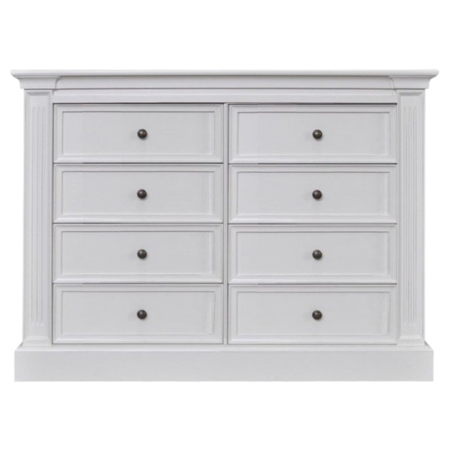 Comoda living lemn masiv MC 226 - 8 sertare, 100x45x95 cm