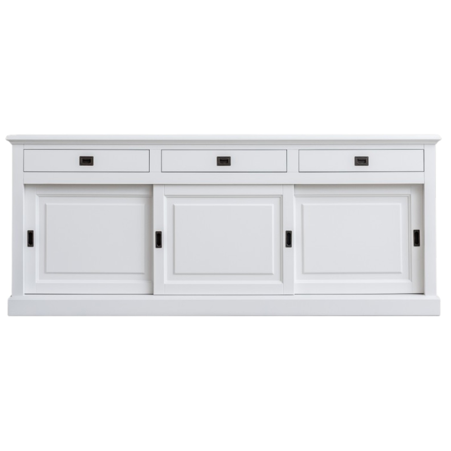Comoda living lemn masiv cu usi glisante MC 174 - 230 cm