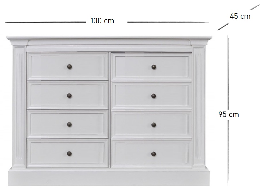 Comoda living lemn masiv MC 226 detaliu 2