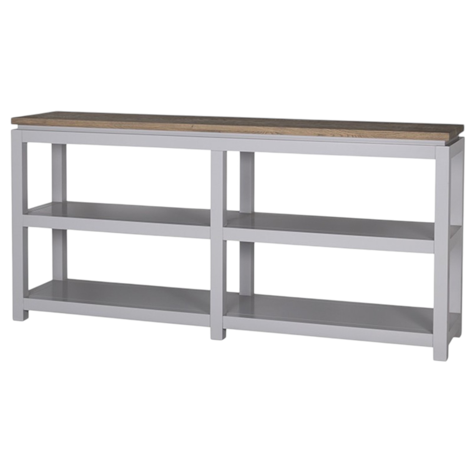 Consola lemn masiv cu blat stejar antichizat ML 05 - 180x40x86 cm