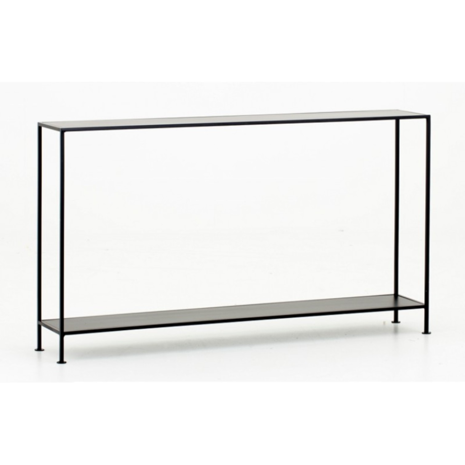Consola metalica ML 20 - 140x28x80 cm, negru