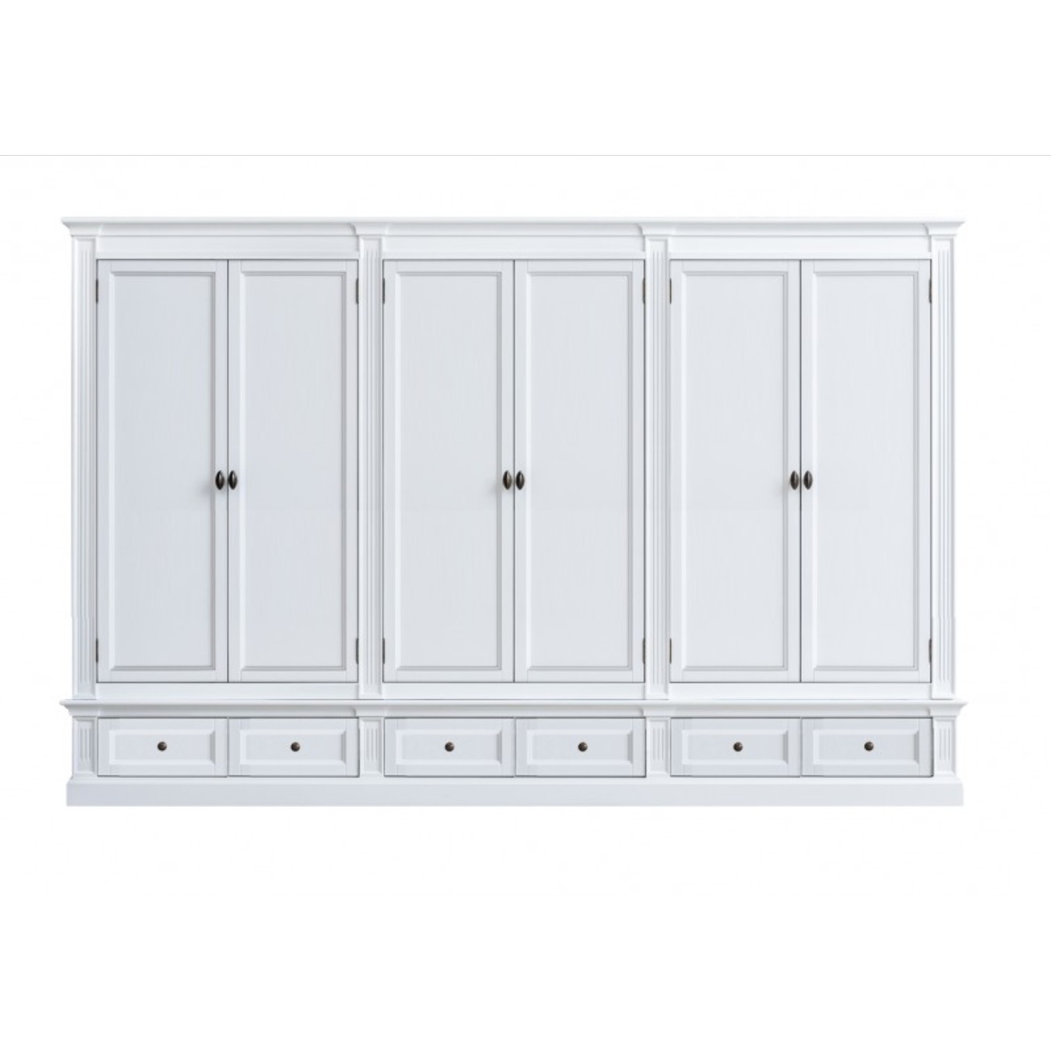 Dulap dormitor lemn masiv 6 usi 6 sertare MC 227
