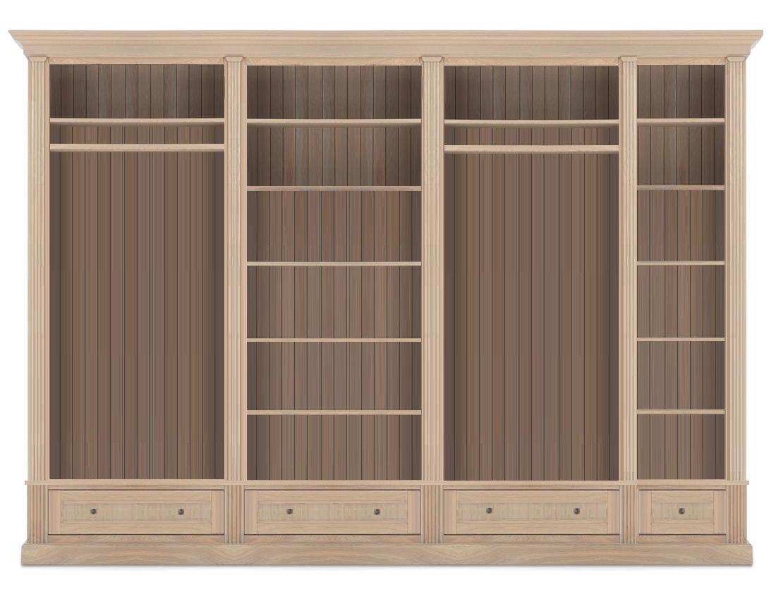 Dulap mobilier dormitor stejar MC 252 detaliu 2
