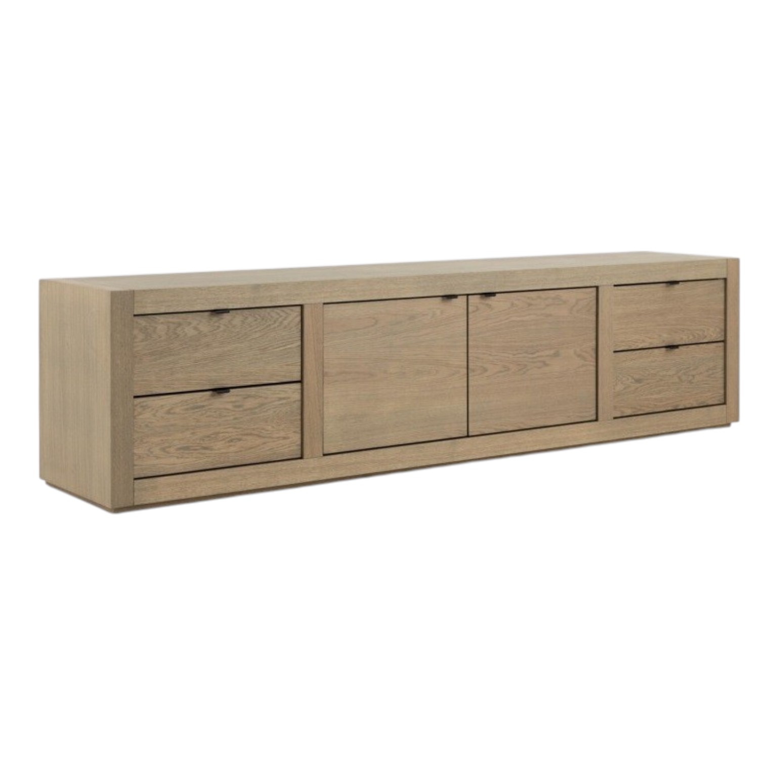 Comoda TV lemn masiv SQR 71 - 250x50x60 cm