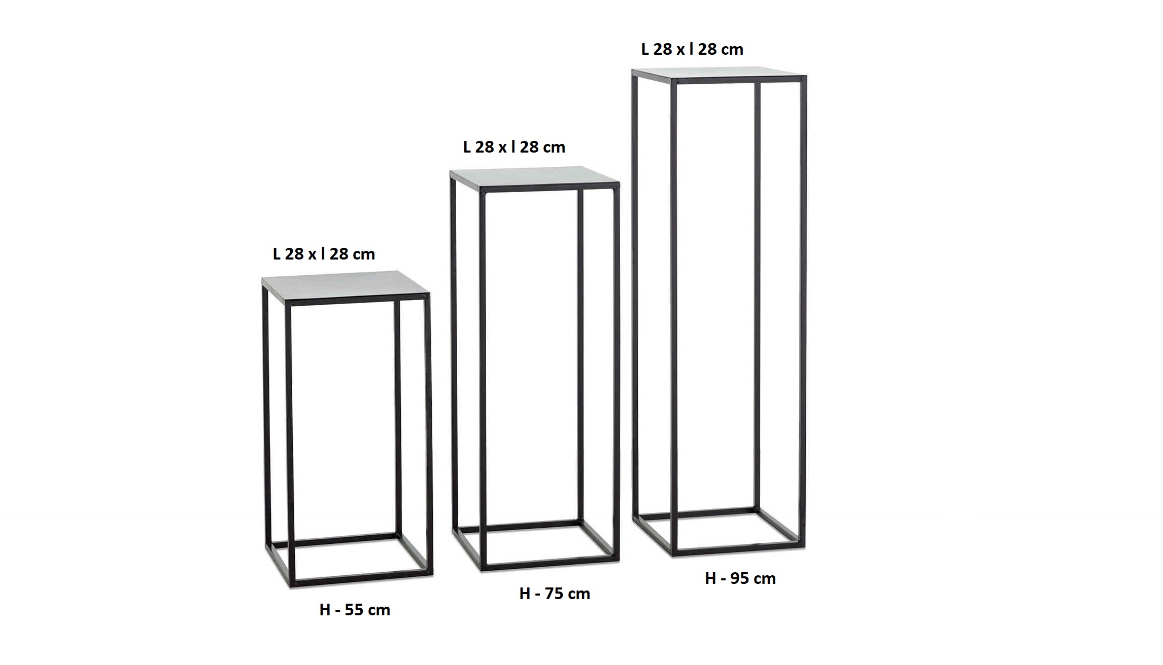 suport metalic decorativ ML 24 negru detaliu 7