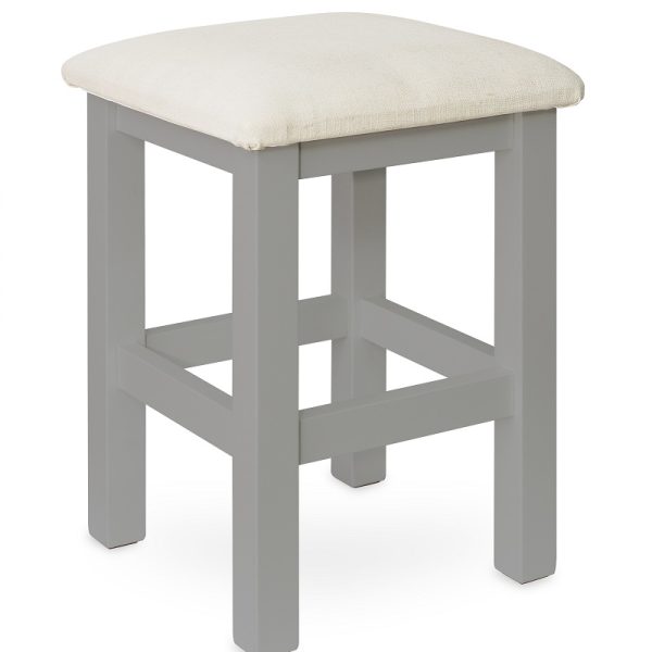 Taburet MC 28 lemn fag gri RAL 7042 vedere principala