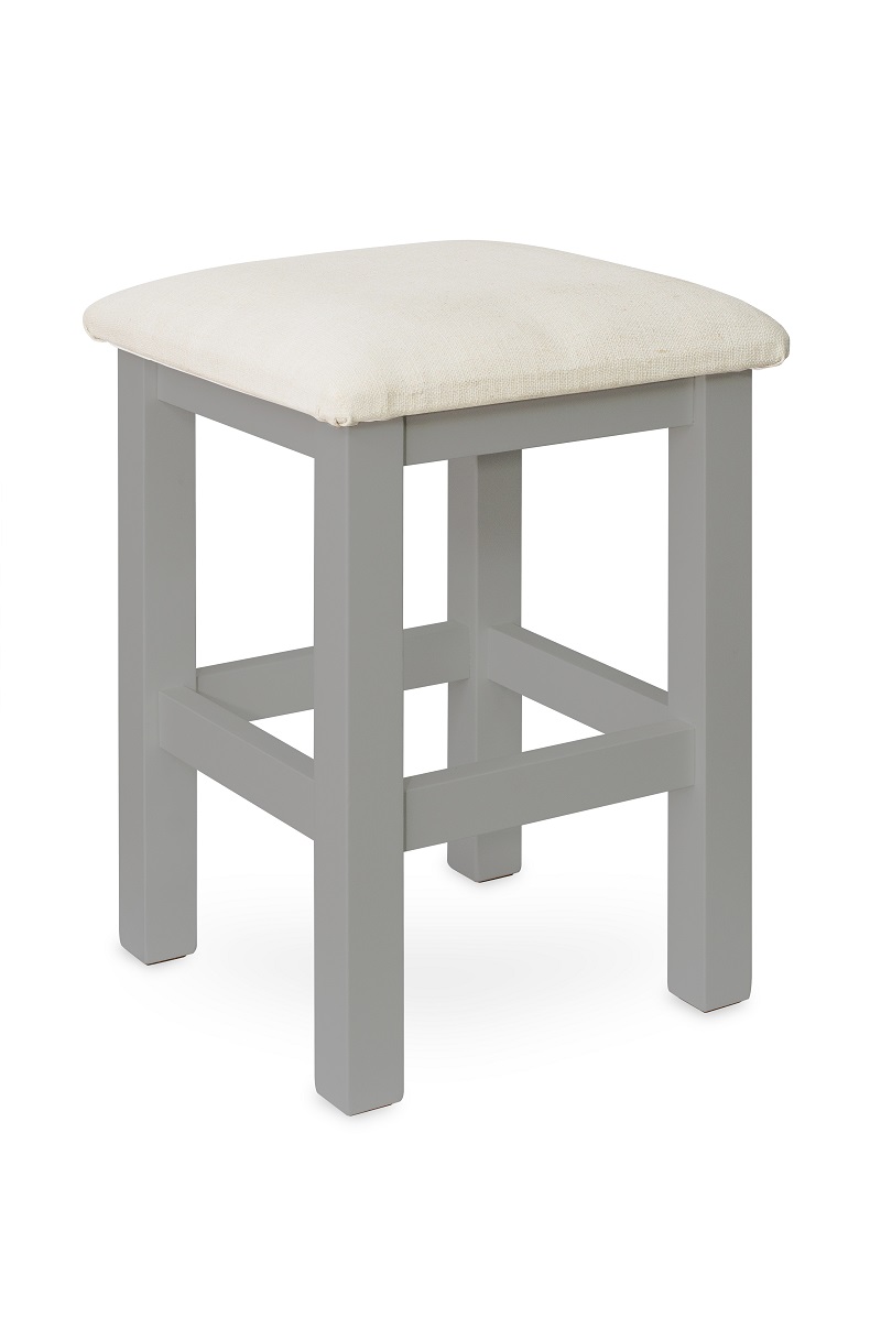Taburet MC 28 lemn fag gri RAL 7042 vedere principala