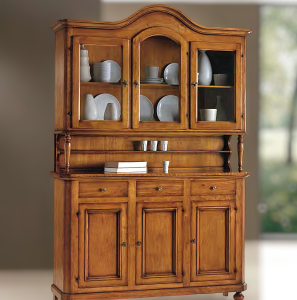 vitrina lemn masiv TP 419 vedere principala