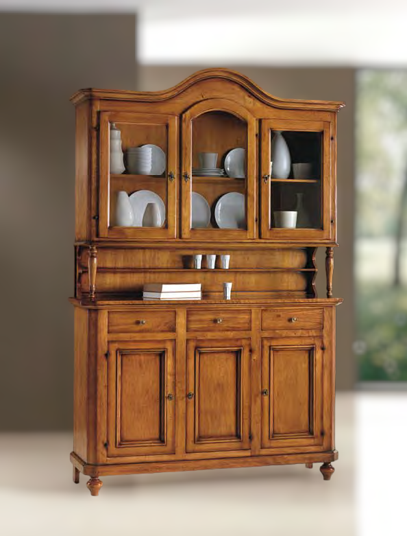 vitrina lemn masiv TP 419 vedere principala
