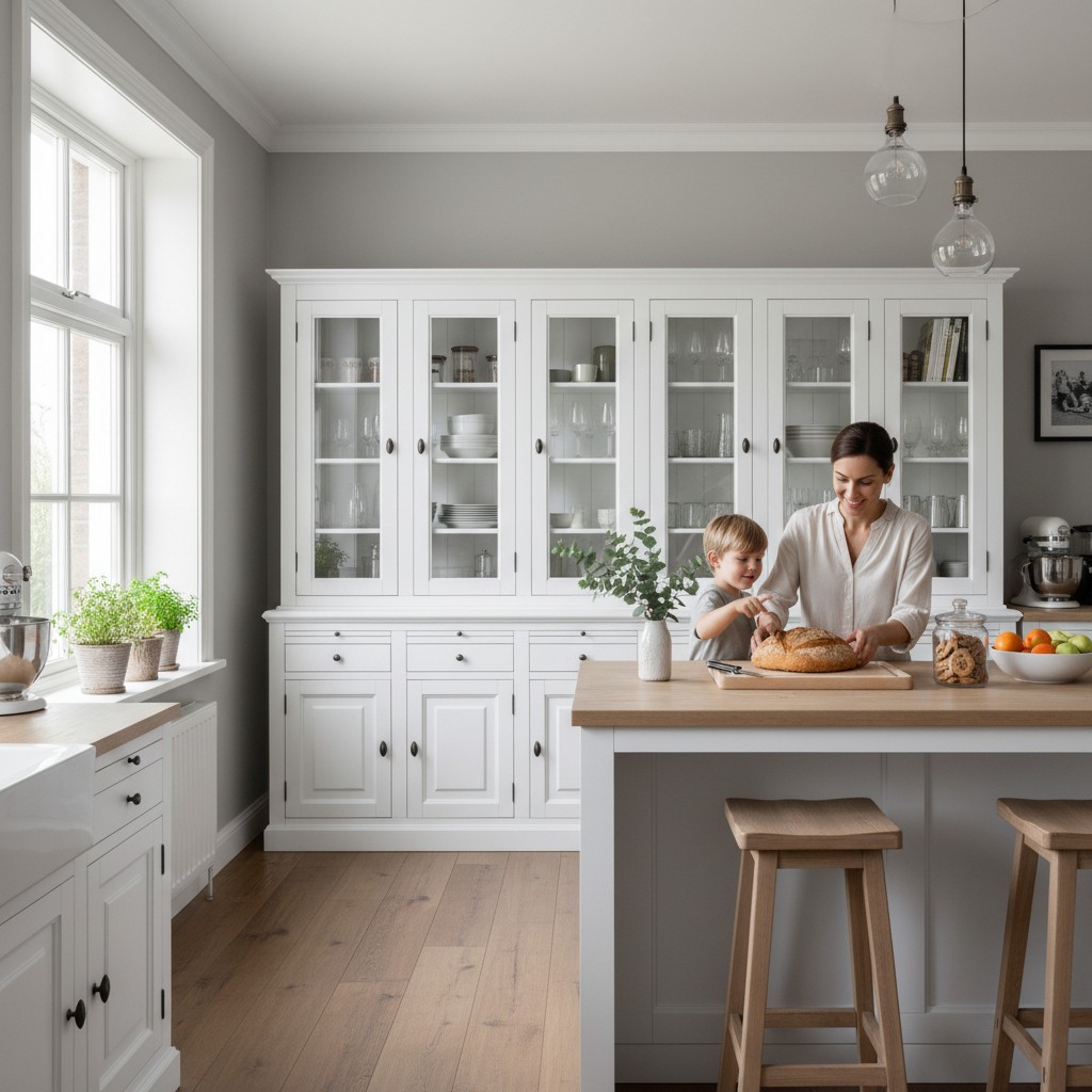 vitrina lemn masiv MC 117 detaliu 3