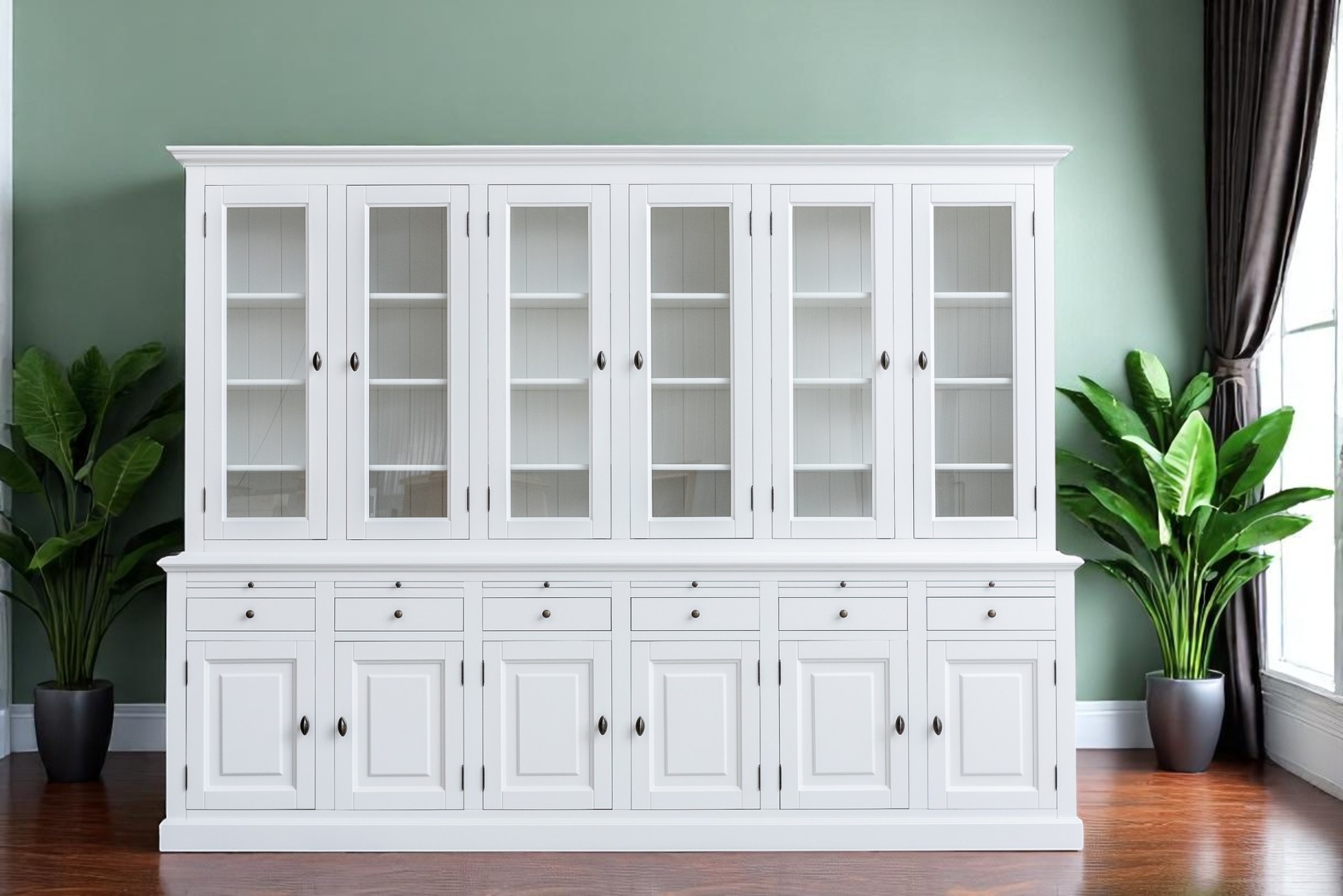 vitrina lemn masiv MC 117 detaliu 5