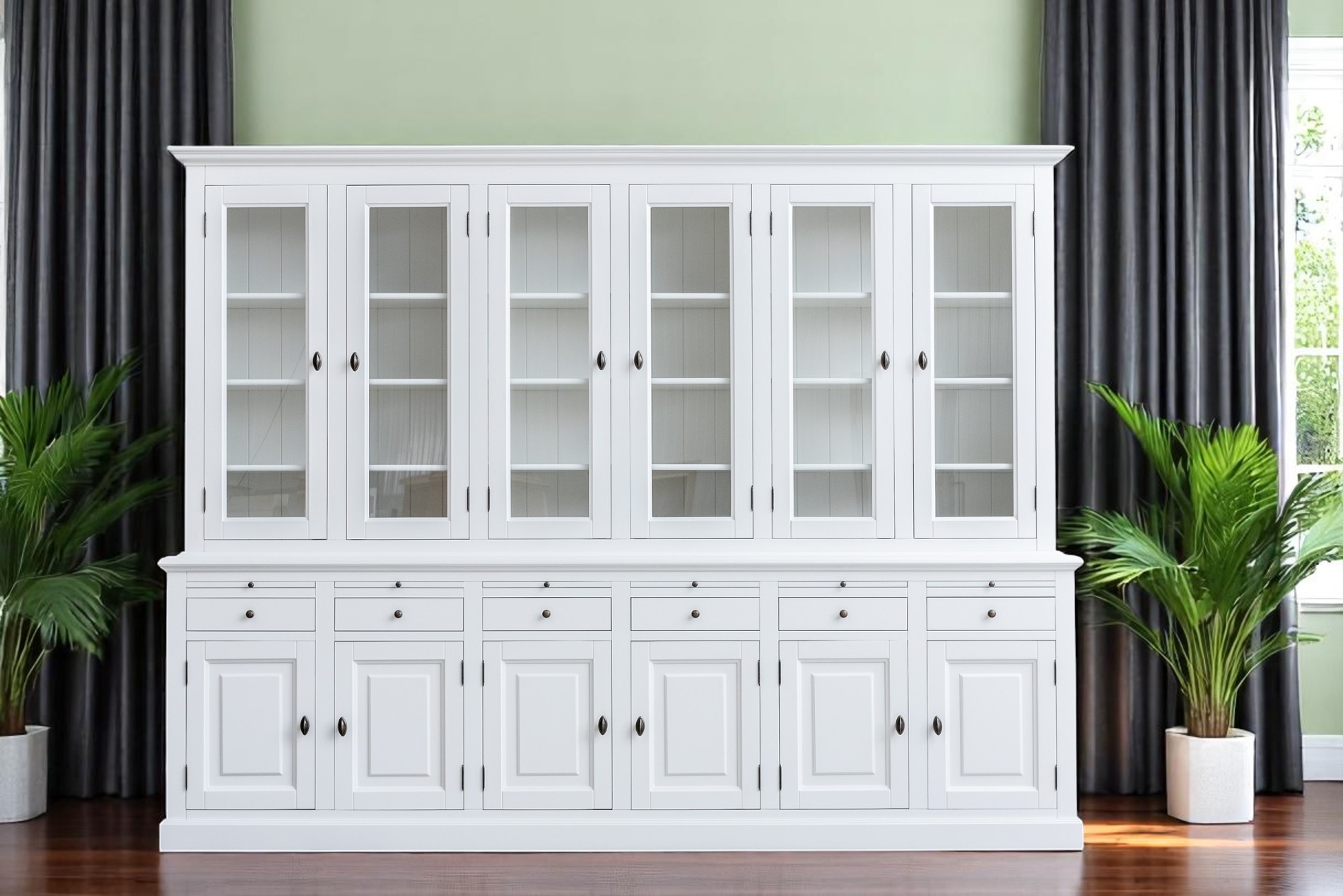vitrina lemn masiv MC 117 detaliu 4