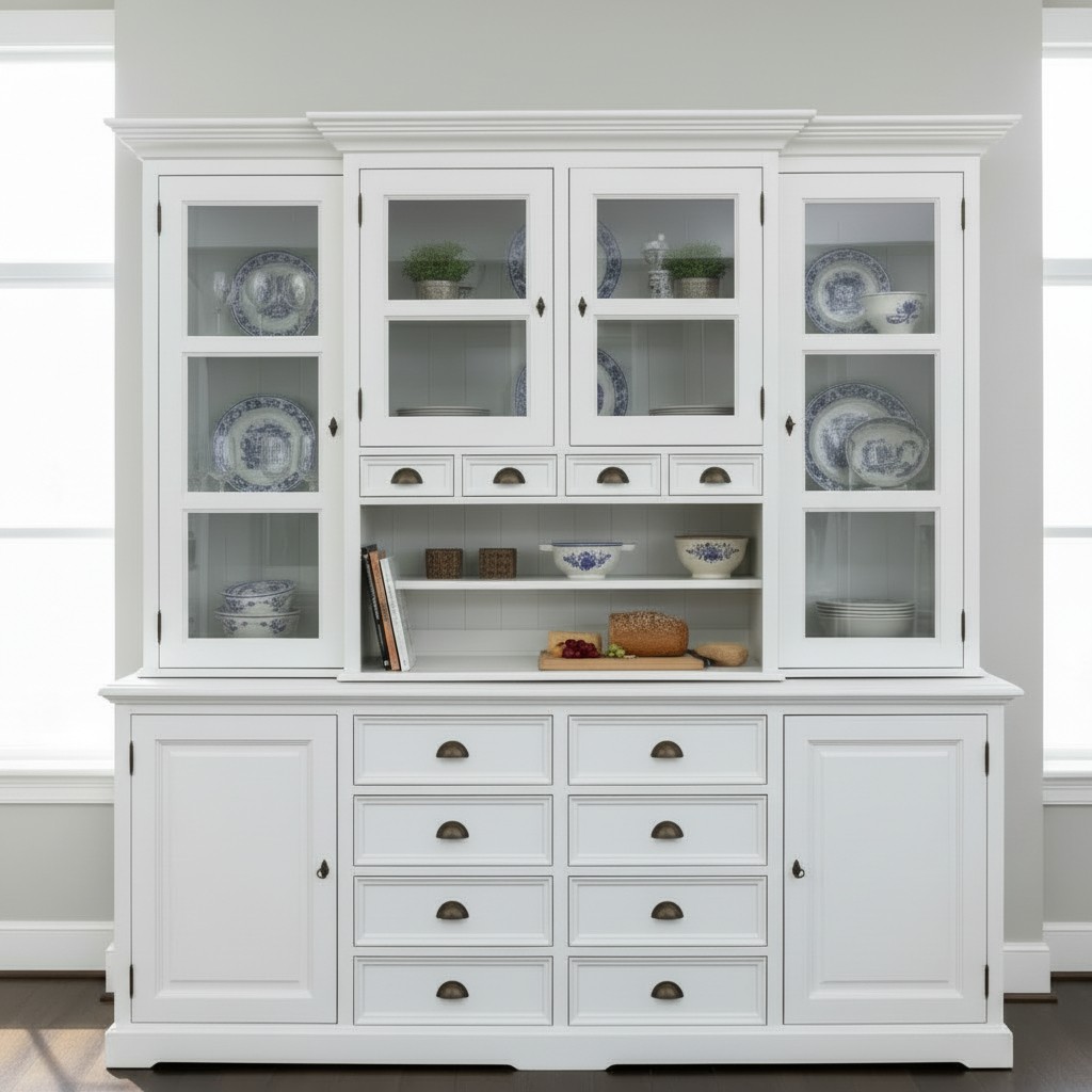 vitrina lemn masiv MC 129 detaliu 2