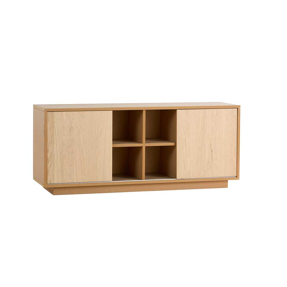 Comoda lemn masiv 2 usi glisante ZN LF306
