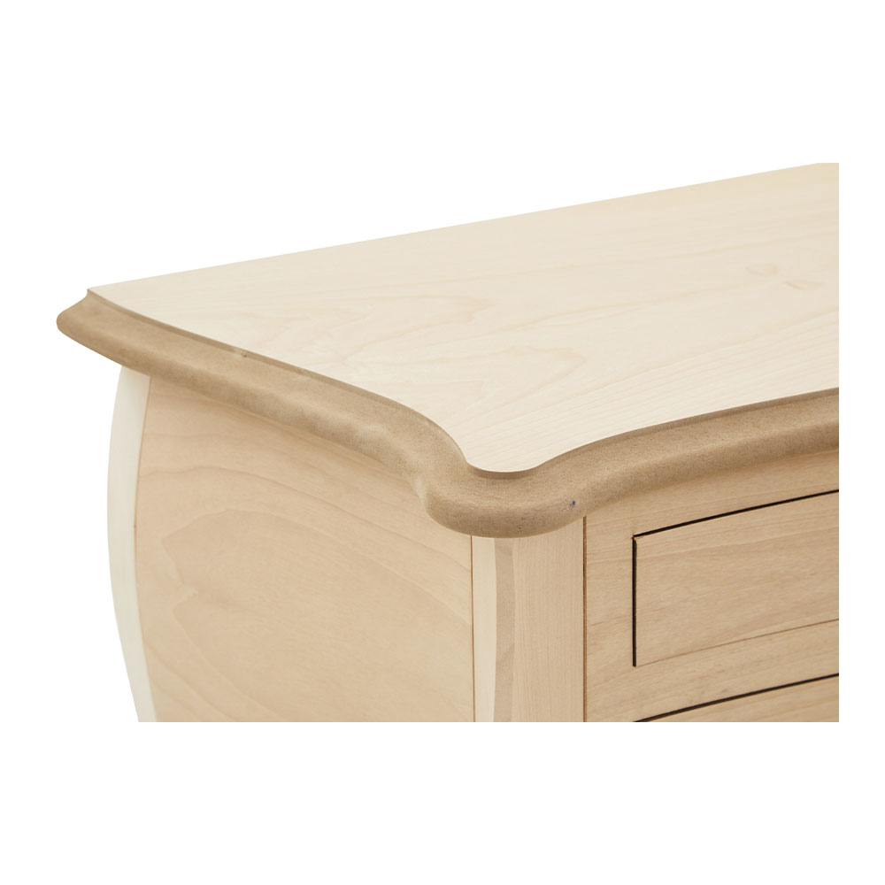 Consola din lemn masiv cu picioare curbate si 5 sertare, lungime 120 cm, latime 40 cm si inaltimea de 77 cm - imagine 12