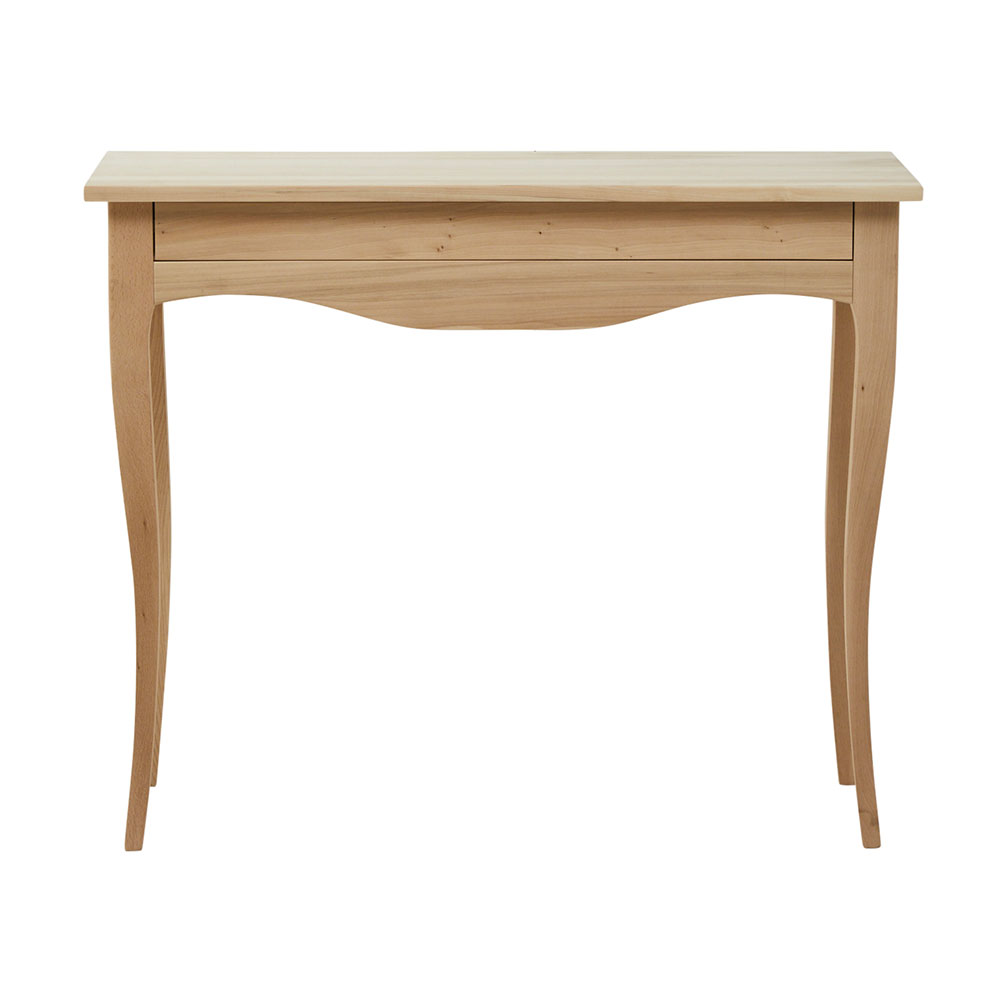 Consola din lemn masiv cu 1 sertar, lungime 98 cm, latime 40 cm si inaltime 82 cm - imagine 5