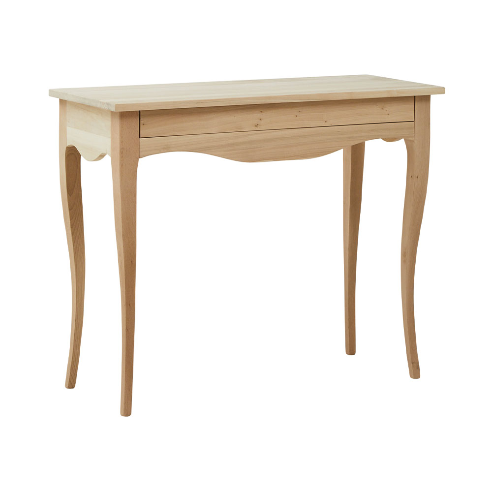 Consola din lemn masiv cu 1 sertar, lungime 98 cm, latime 40 cm si inaltime 82 cm - imagine 6