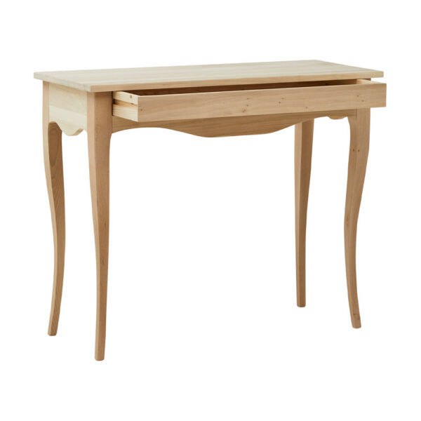 Consola din lemn masiv cu 1 sertar, lungime 98 cm, latime 40 cm si inaltime 82 cm - imagine 7