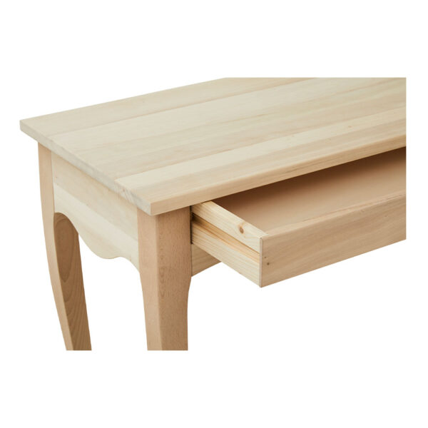 Consola din lemn masiv cu 1 sertar, lungime 98 cm, latime 40 cm si inaltime 82 cm - imagine 8