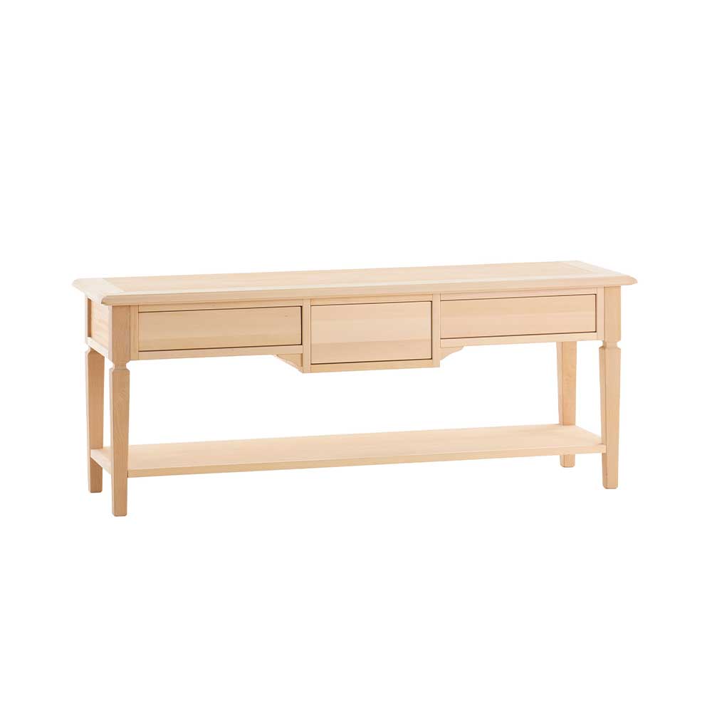 Consola lemn masiv 3 sertare - dimensiune 140 x 40 x 55 cm - ZN 617G