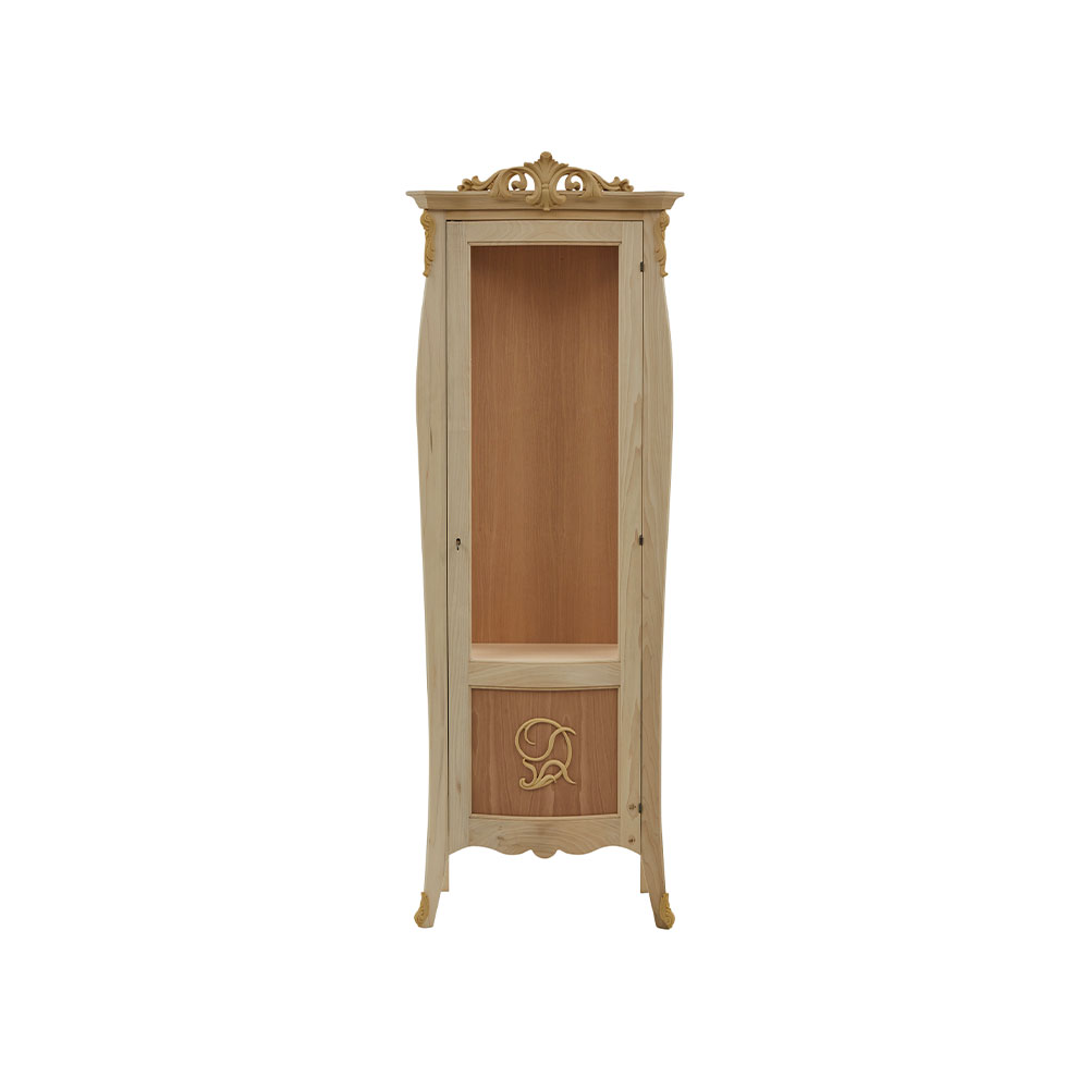 Vitrina lemn masiv 1 usa cu sticla - dimensiunea 78 x 49 x 212 cm - ZN 1702G