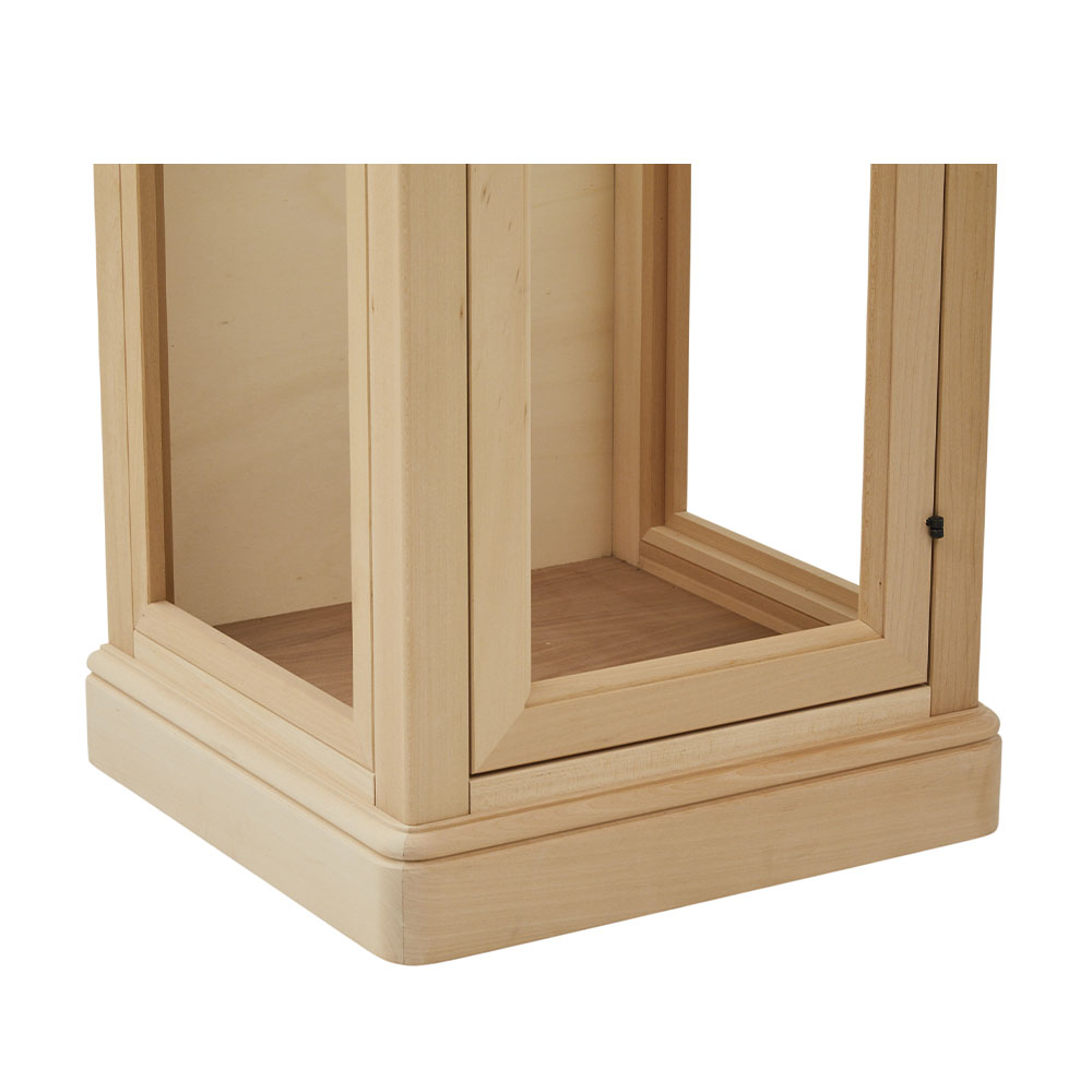 Vitrina lemn masiv 1 usa cu sticla , cu dimensiunea 49 x 46 x 181 cm - ZN 560G - imagine 6