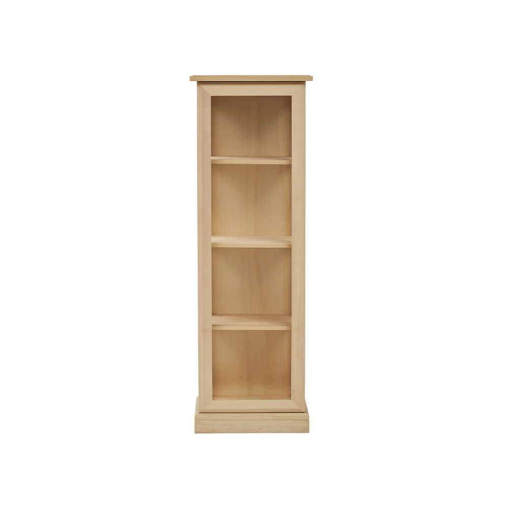 Vitrina lemn masiv 1 usa cu sticla , polite reglabile la interior , cu dimensiunea 47 x 36 x 140 cm - ZN 668G