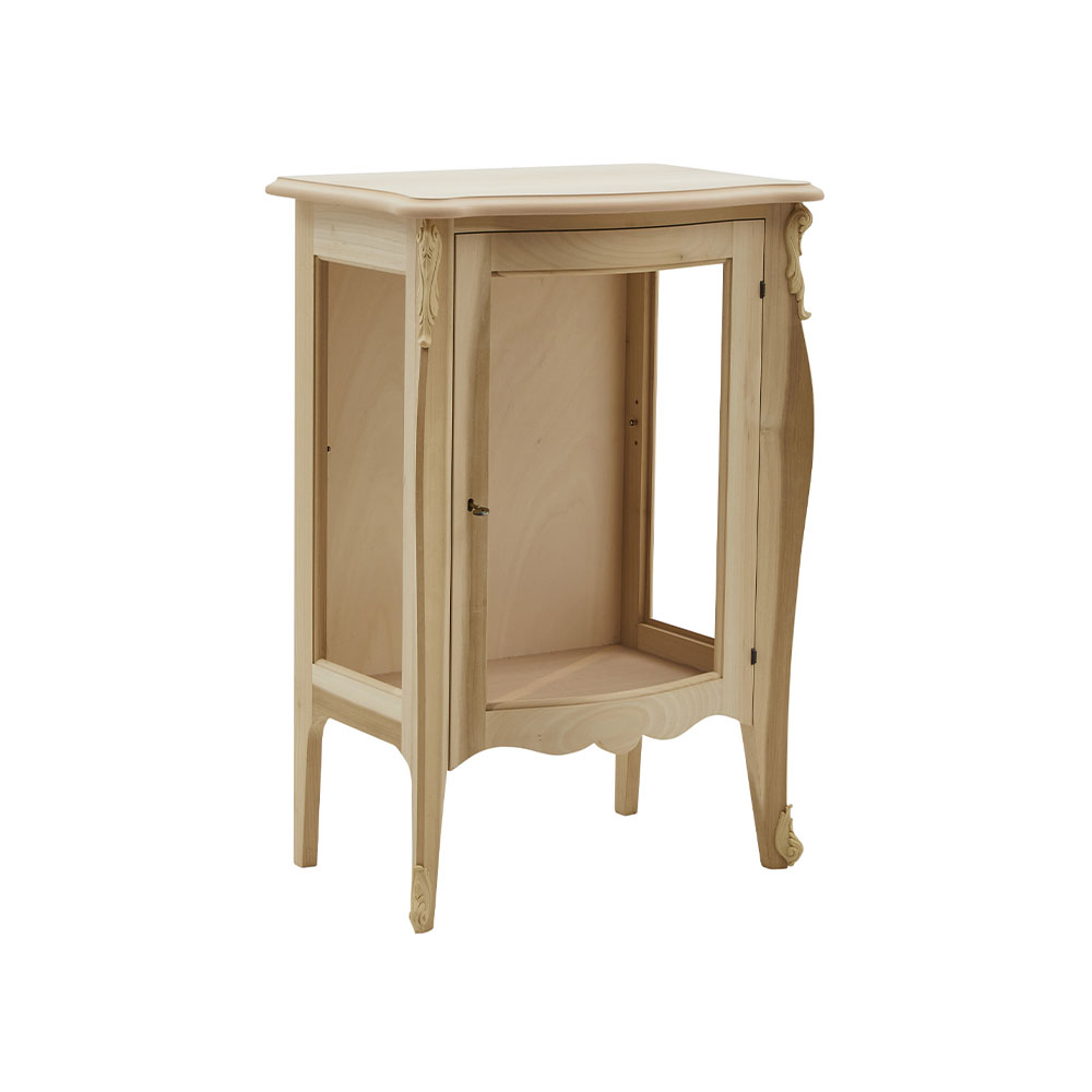 Vitrina lemn masiv 1 usa cu sticla - dimensiune 70 x 47 x 102 cm - ZN 1712G