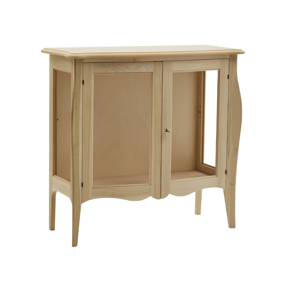 Vitrina lemn masiv 2 usi cu dimensiunea 107 x 46 x 102 cm - ZN 713G