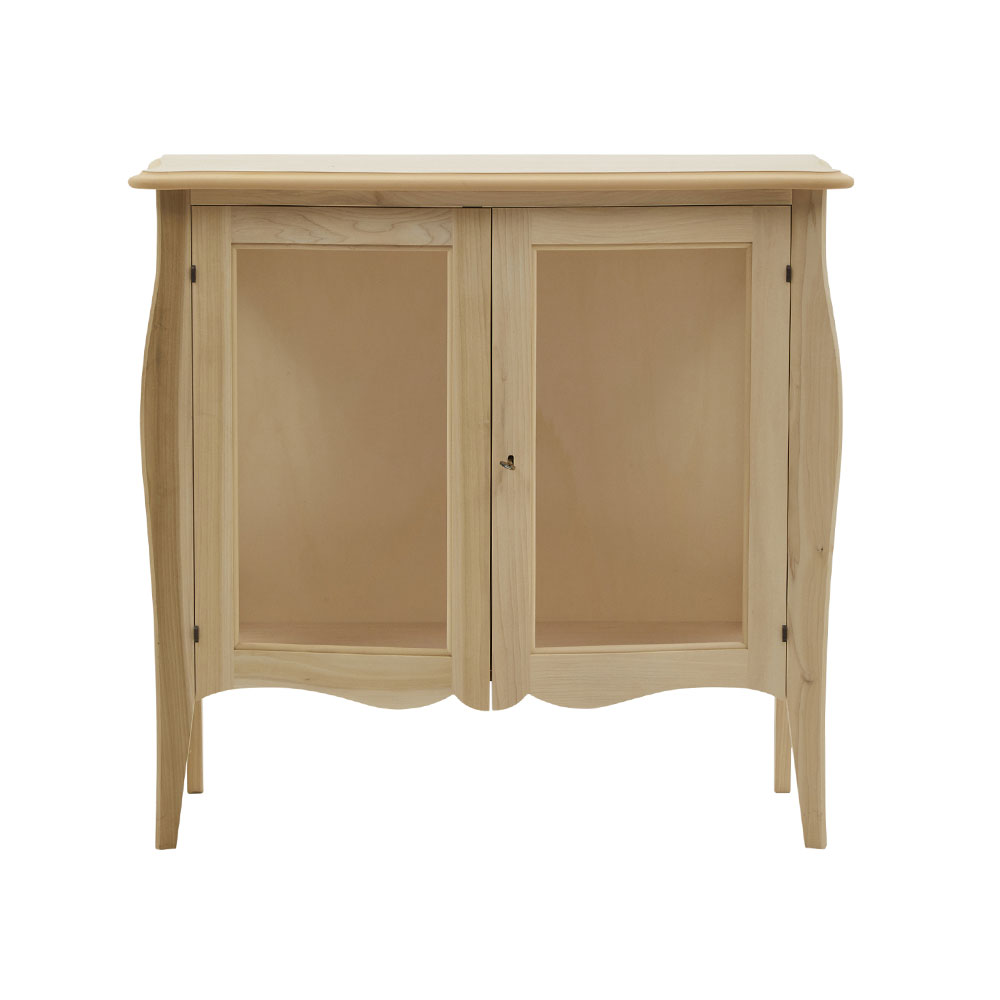 Vitrina lemn masiv 2 usi cu dimensiunea 107 x 46 x 102 cm - ZN 713G - imagine 3