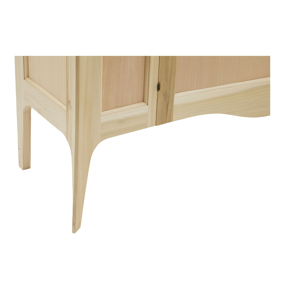 Vitrina lemn masiv 2 usi cu sticla si tablie cu dimensiunea 170 x 50 x 215 cm - ZN 710G - imagine 5