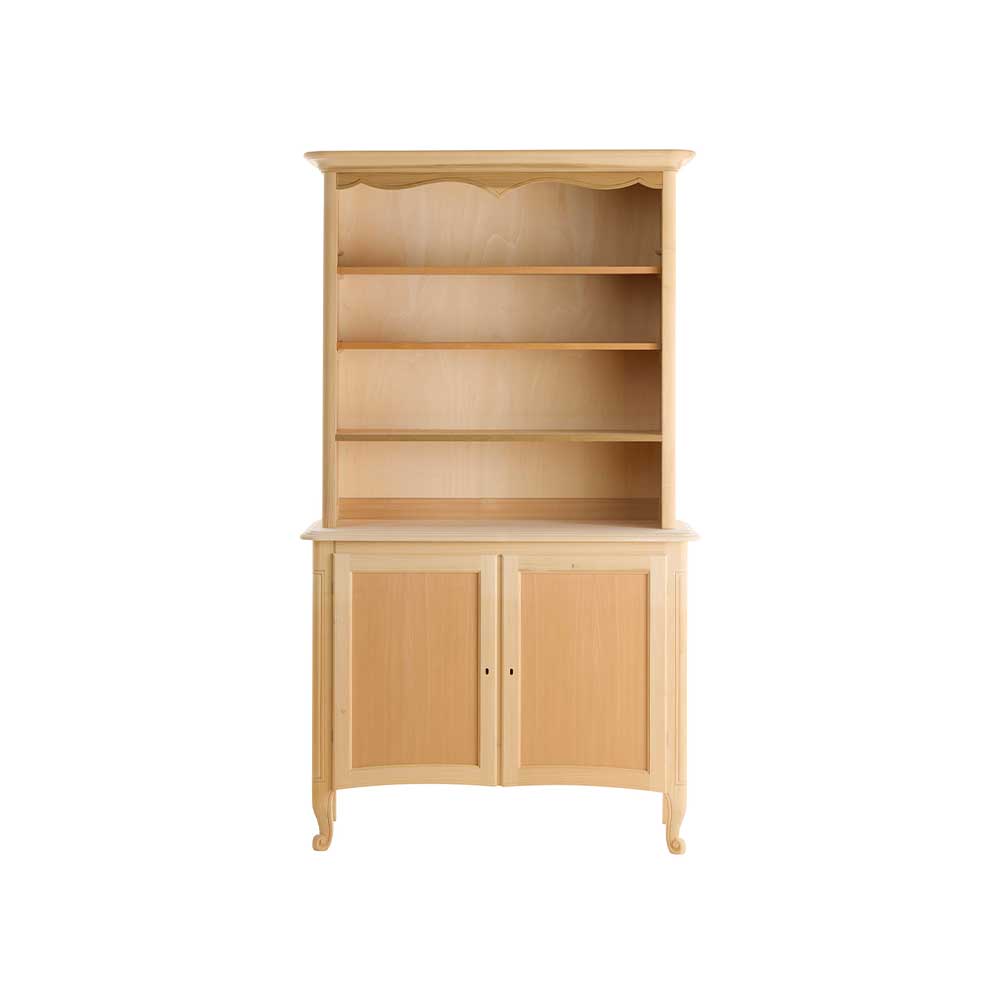 Vitrina lemn masiv 2 usi tablie cu dimensiunea 125 x 54 x 220 cm - ZN 257GB