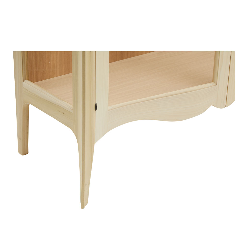 Vitrina lemn masiv 2 usi cu sticla - dimensiunea 130 x 50 x 200 cm - ZN 715G - imagine 5
